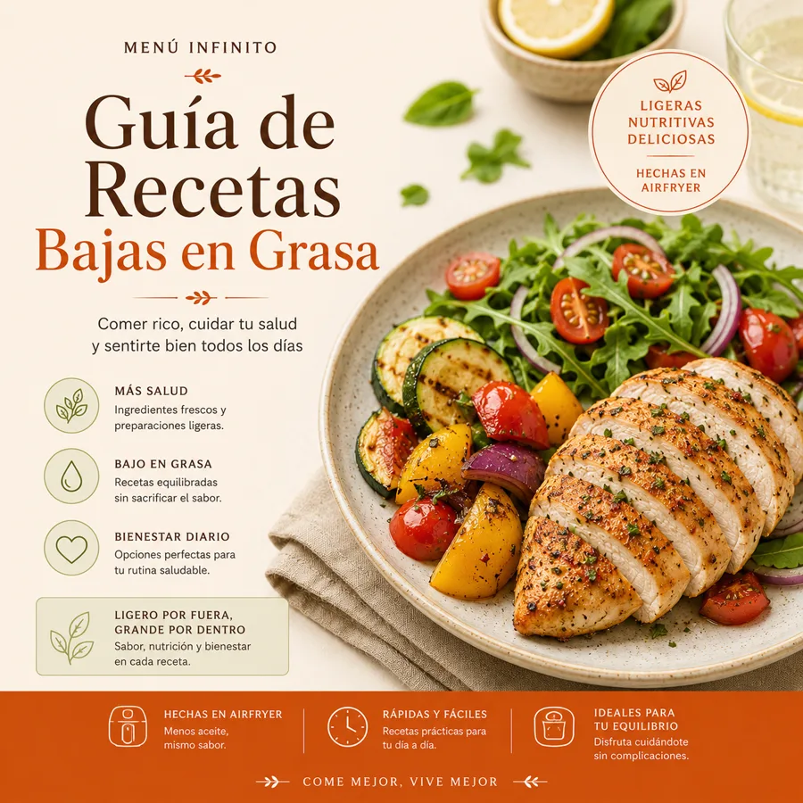 Bono Guía de Recetas Bajas en Grasa